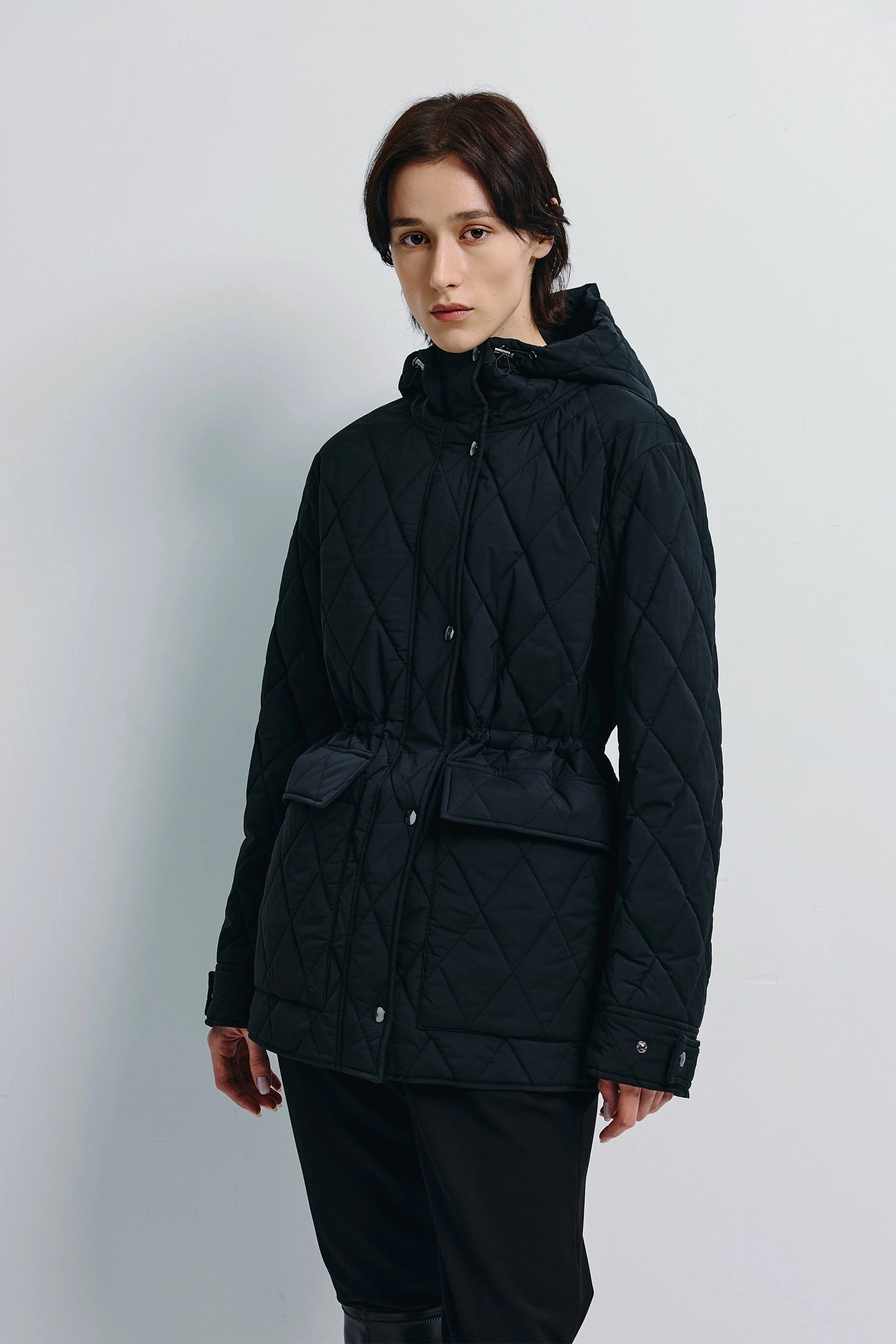 Rue Sophie Donnes Quilted Jacket - Black, photo 3 of 6
