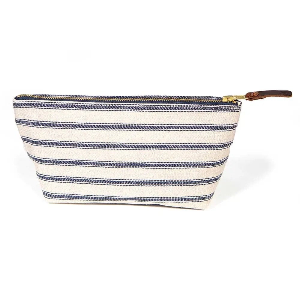 General Knot & Co Seaside Linen Stripe Travel Clutch, photo 3 of 3