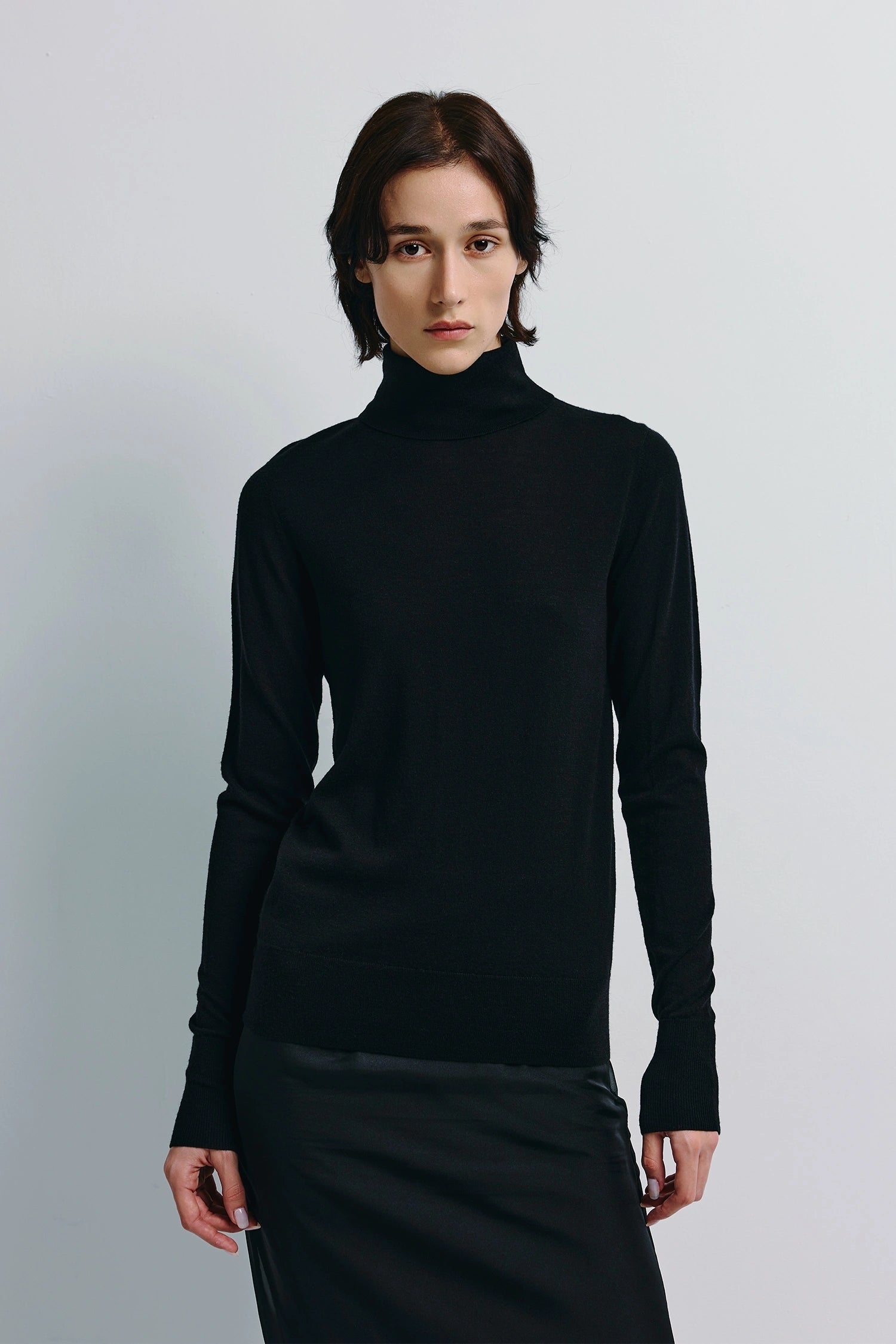 Rue Sophie Roanne Turtleneck Sweater - Black, photo 3 of 6