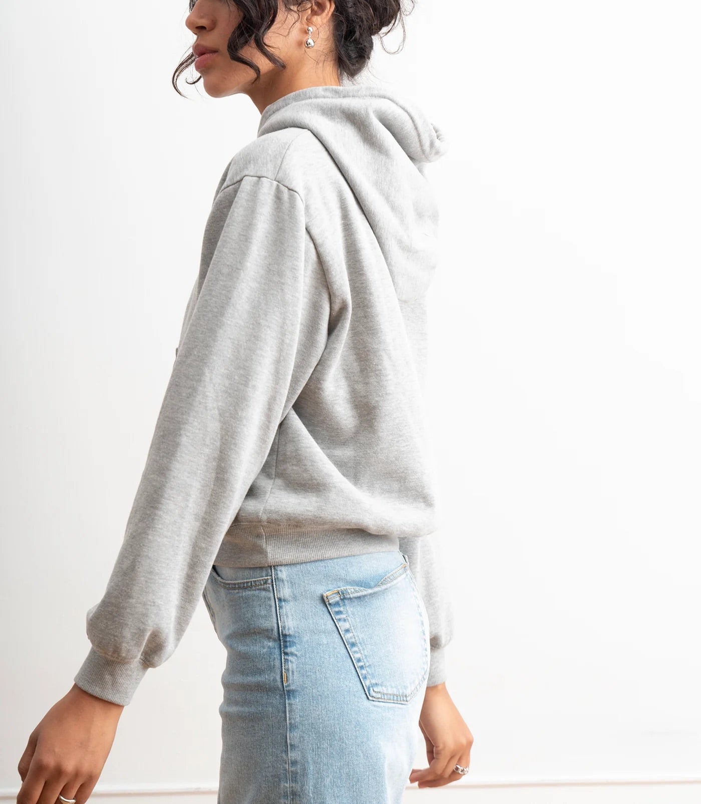 Loup Gemma Hooded Sweatshirt - Heather Grey, photo 5 of 8