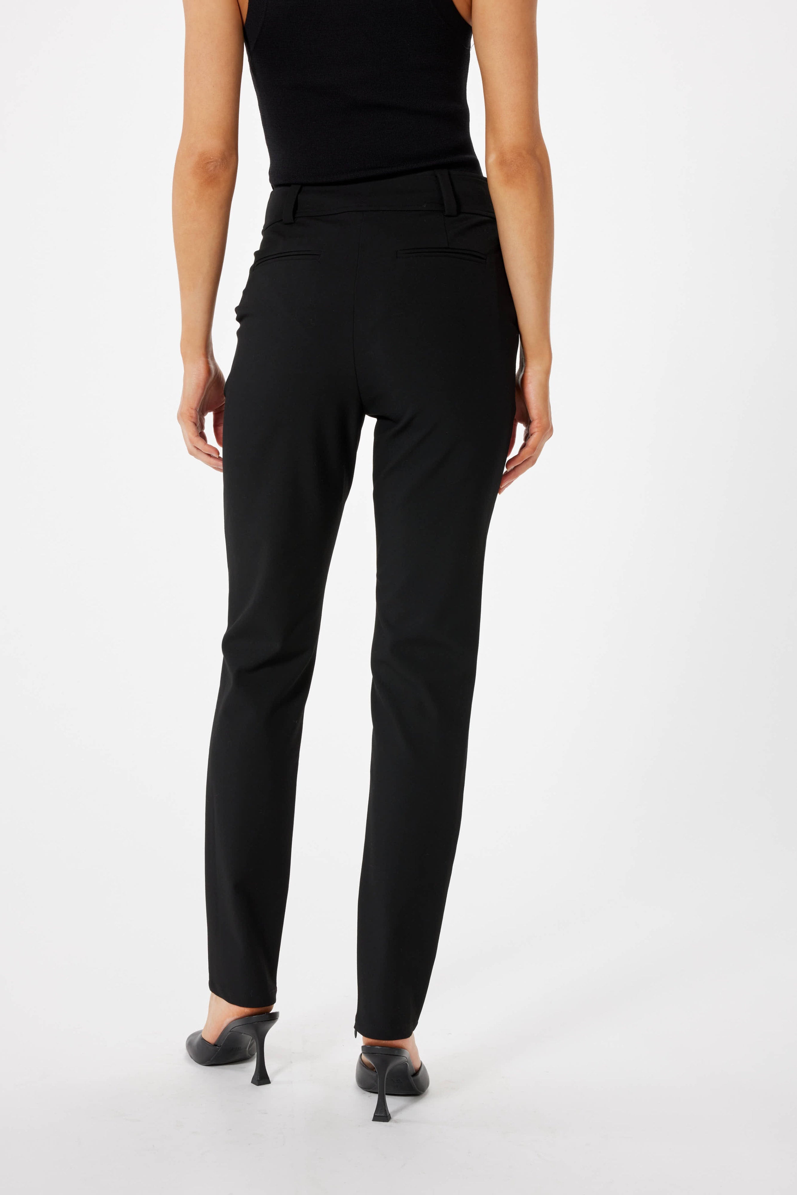 Rue Sophie Slim Fit Trouser - Black, photo 4 of 4