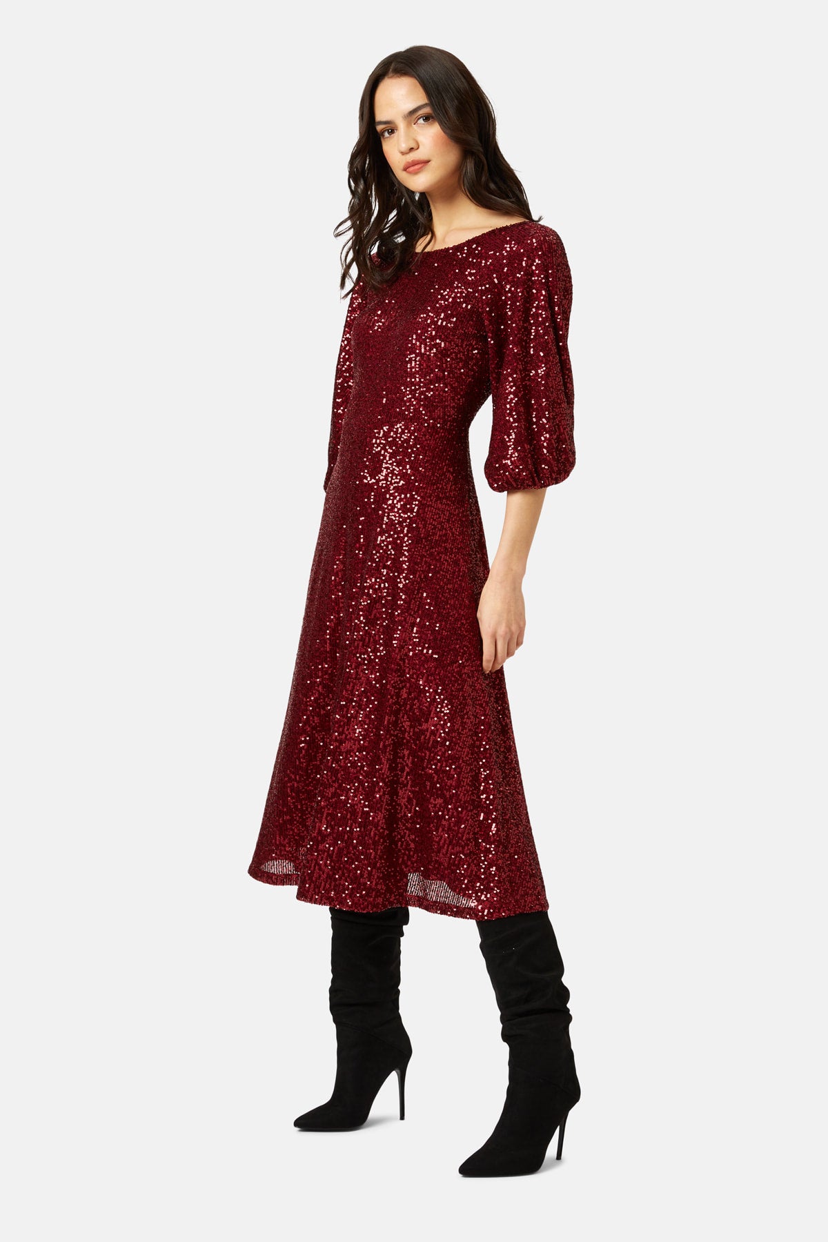 Traffic People Crimson & Clover Sequin Dress, photo 1 of 4