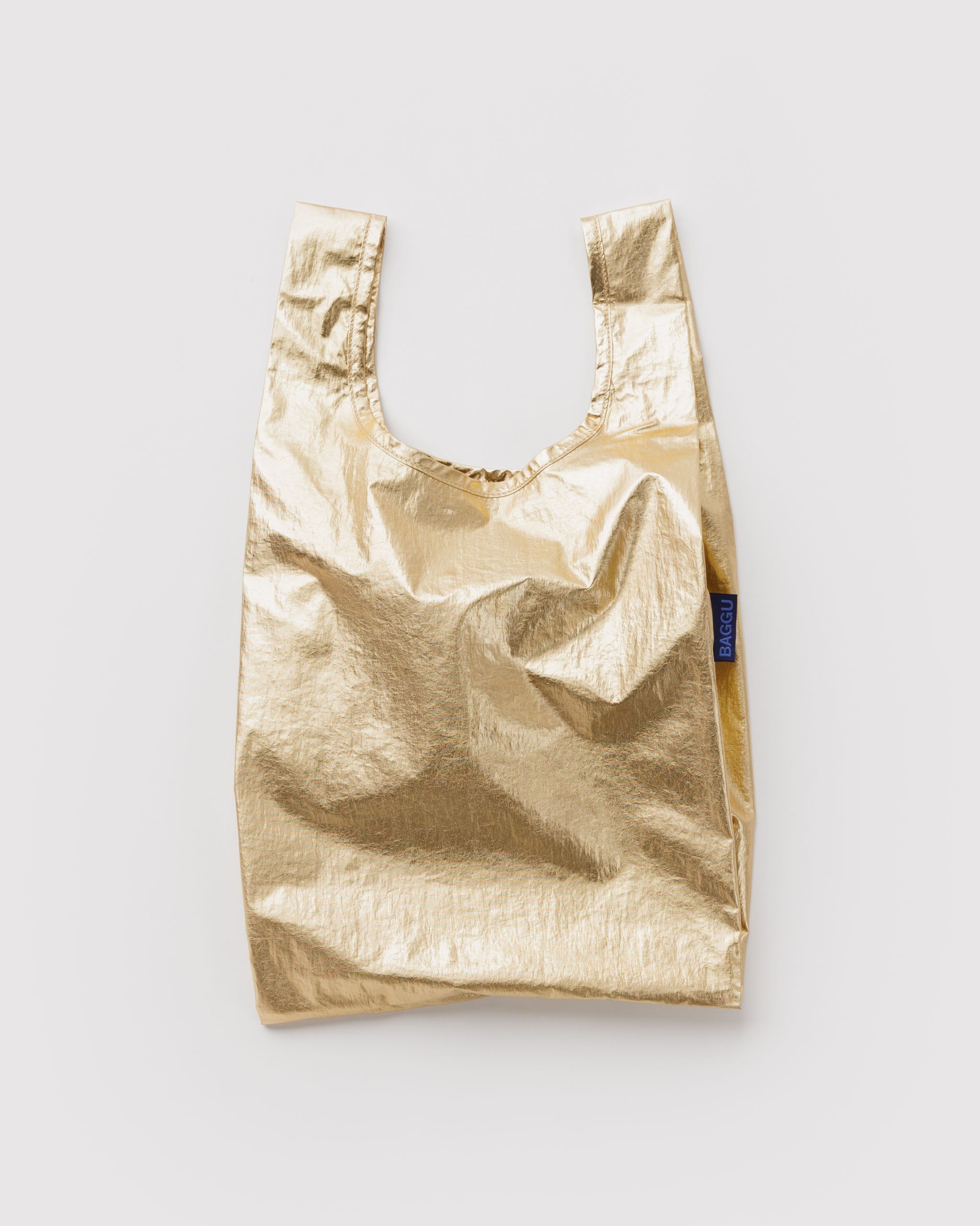 BAGGU Baby Baggu Reusable Shopping Tote - Gold Metallic, photo 1 of 3