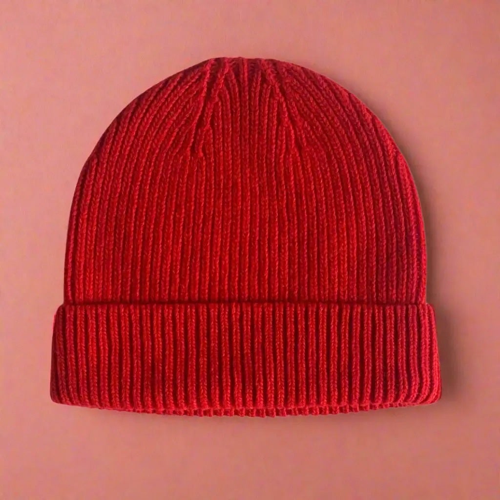 Klue Wool Beanie and Gloves Set - Red, photo 3 of 4