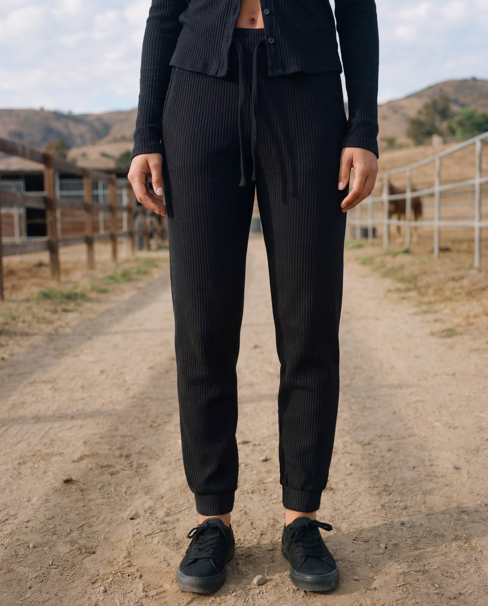 Sundry Thermal Pant - Black, photo 1 of 2