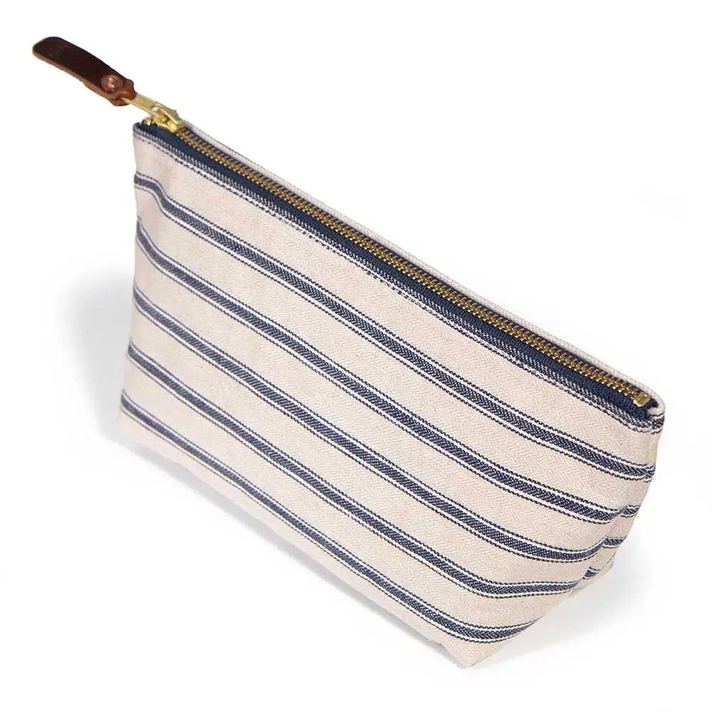 General Knot & Co Seaside Linen Stripe Travel Clutch, photo 2 of 3