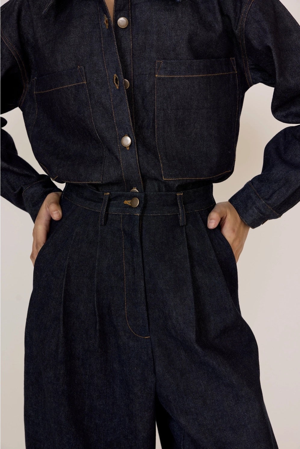 Laude Boyfriend Pant - Dark Indigo, photo 4 of 5
