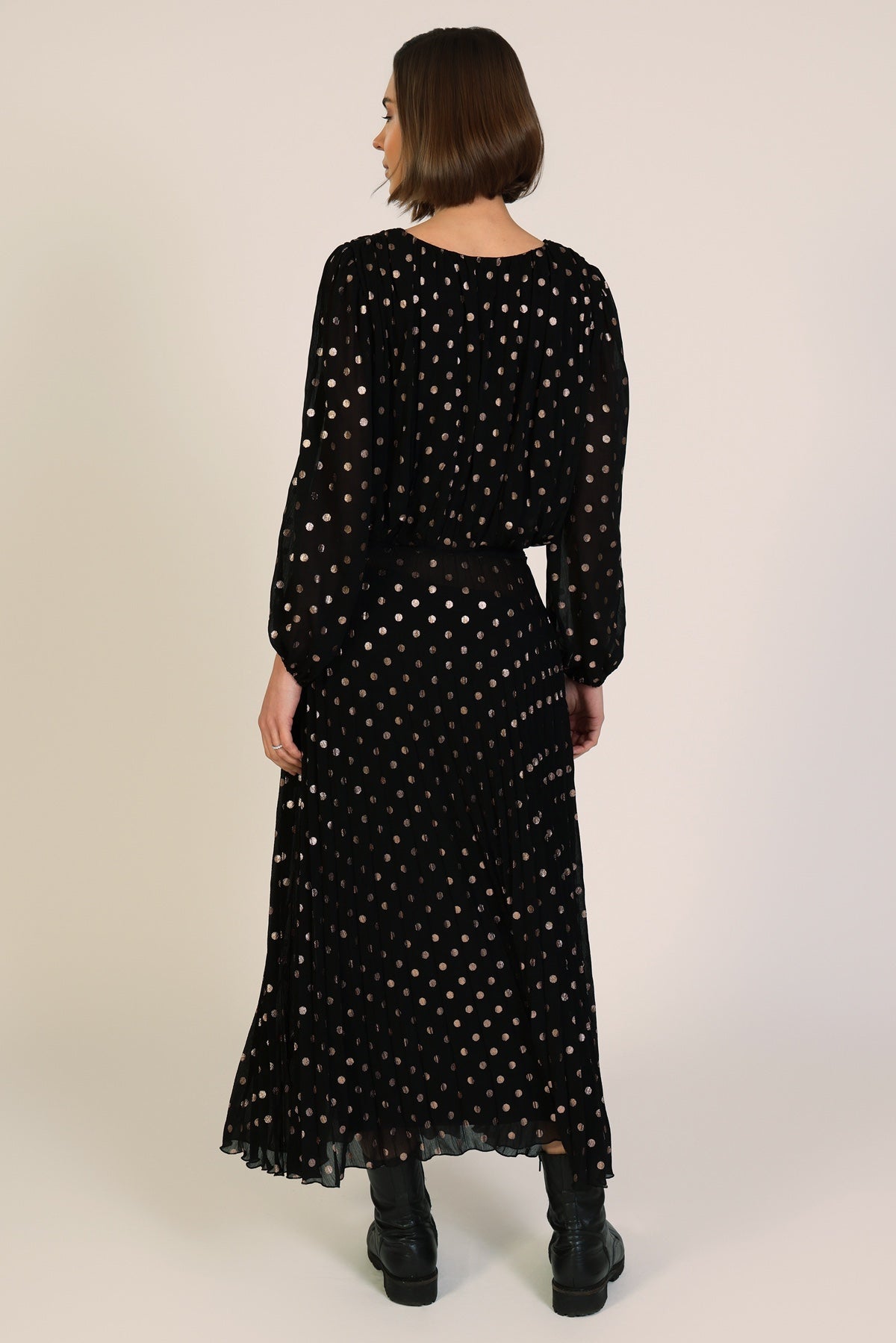 Traffic People Many Moons Fallen Top - Black w/ Gold, photo 2 of 2