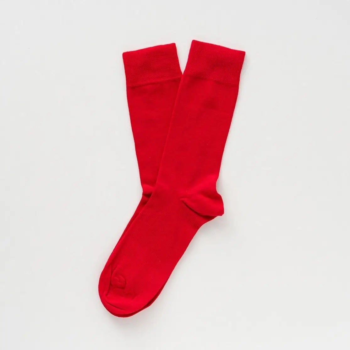 Klue Organic Solid Socks - Red, photo 2 of 3