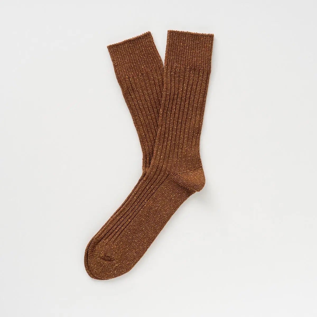 Klue Silk & Wool Star Dust Socks - Caramel, photo 2 of 3