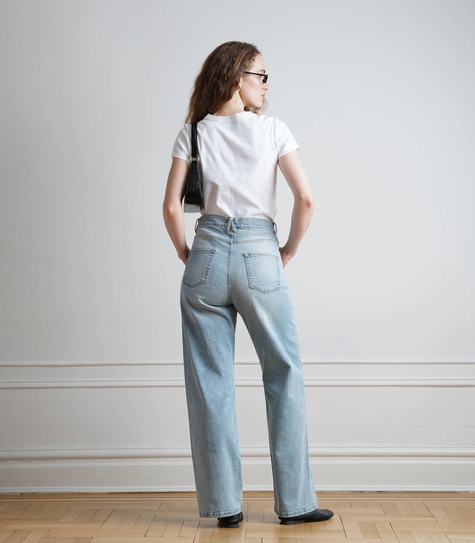 Loup Francois High Rise Wide Leg Jean - Kauai Wash, photo 4 of 4