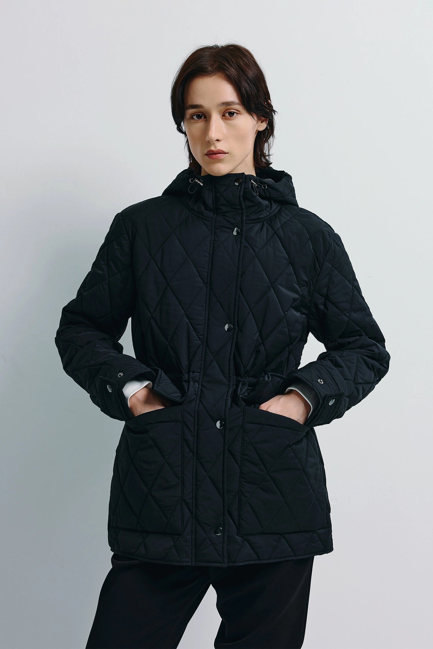 Rue Sophie Donnes Quilted Jacket - Black, photo 4 of 6
