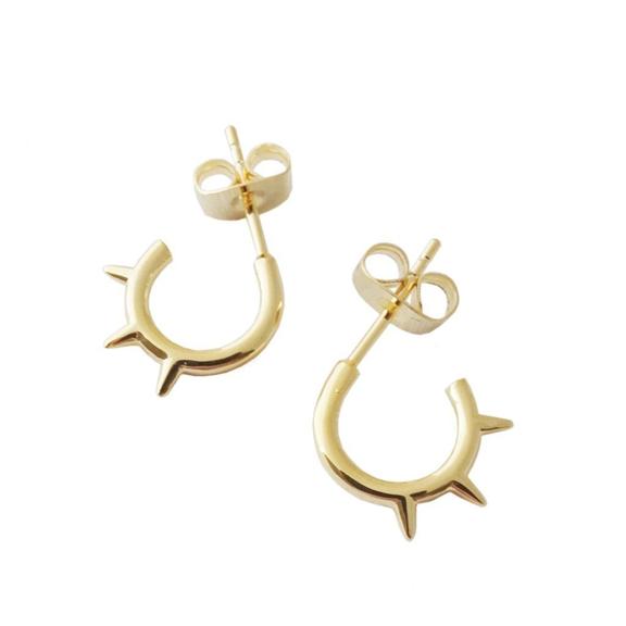 Honeycat Spike Hoops, photo 1 of 2