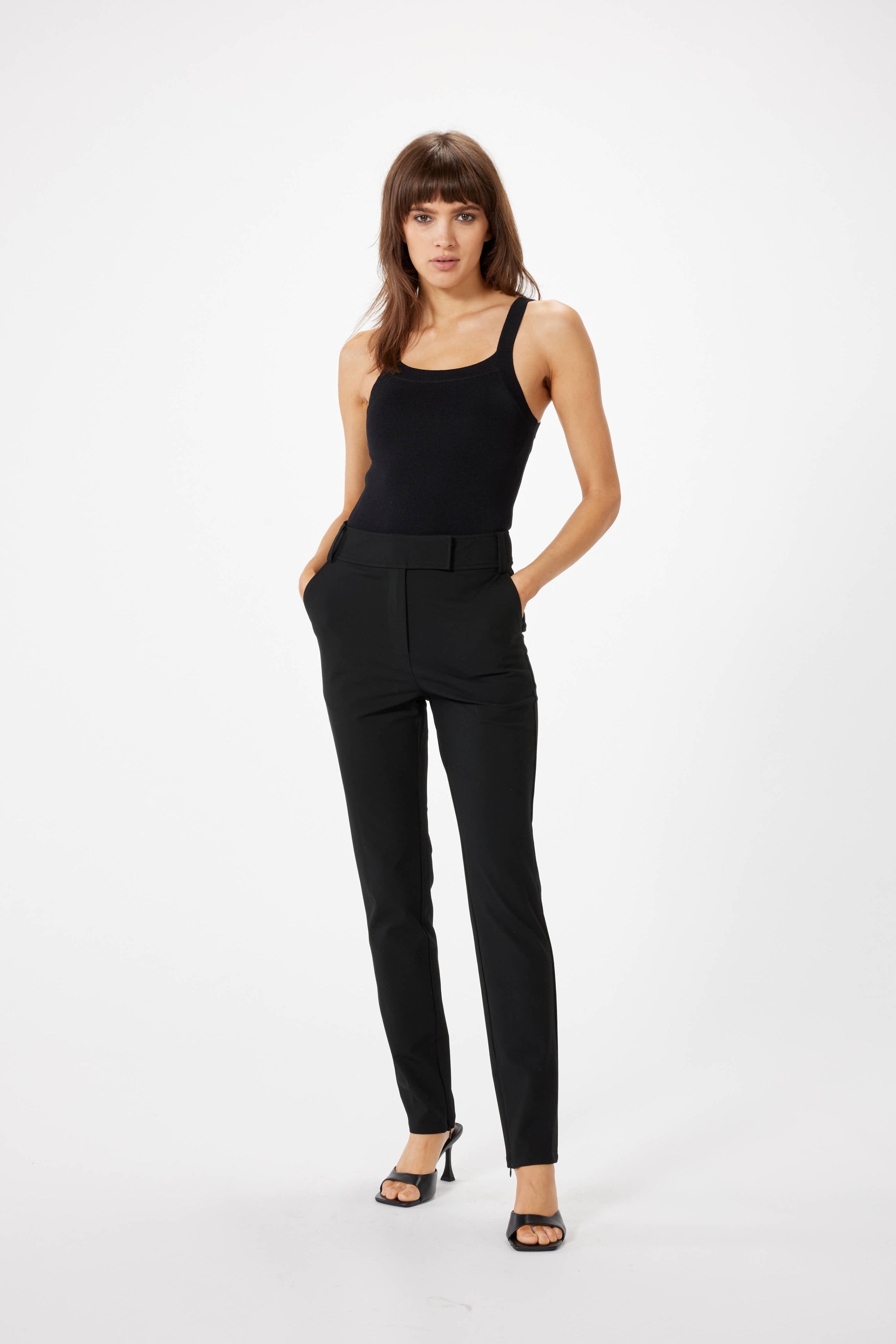 Rue Sophie Slim Fit Trouser - Black, photo 2 of 4