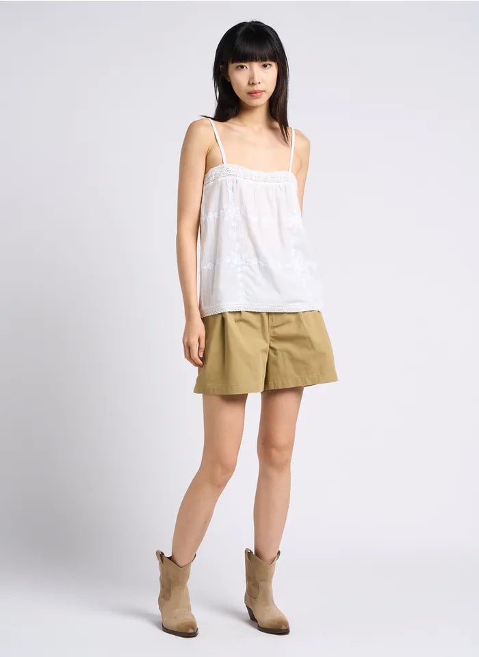The Korner Pleated Short - Khaki, photo 2 of 5