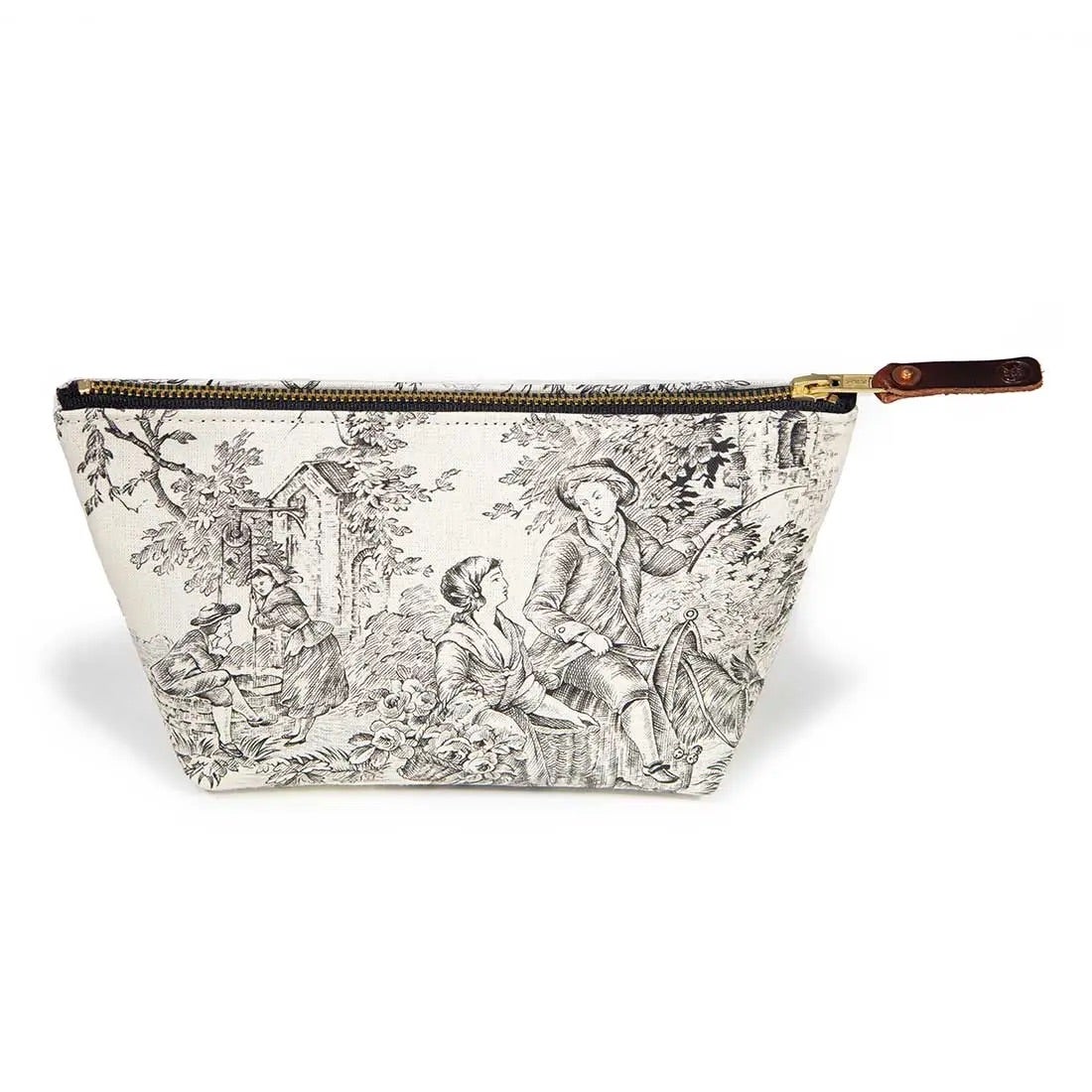 General Knot & Co Cream & Coal Toile Travel Clutch, photo 3 of 4