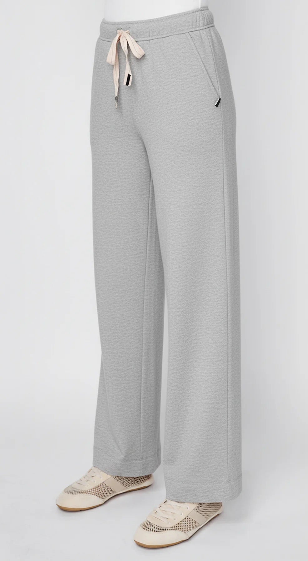 Stateside Softest Fleece Drawstring Pant - Heather Grey, photo 2 of 2