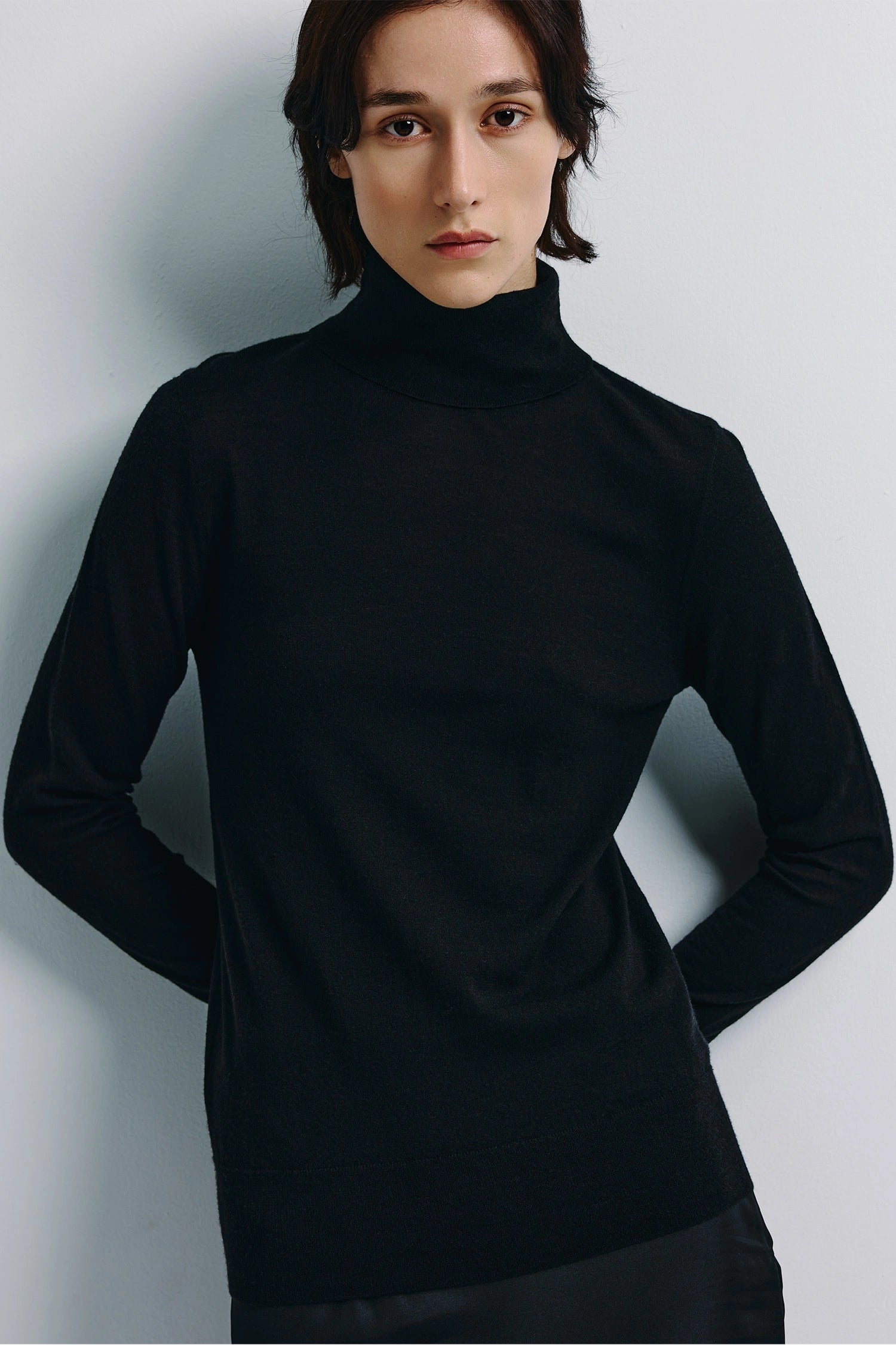 Rue Sophie Roanne Turtleneck Sweater - Black, photo 5 of 6