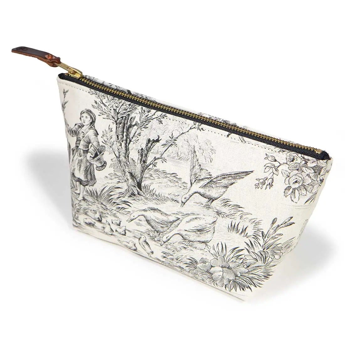 General Knot & Co Cream & Coal Toile Travel Clutch, photo 2 of 4