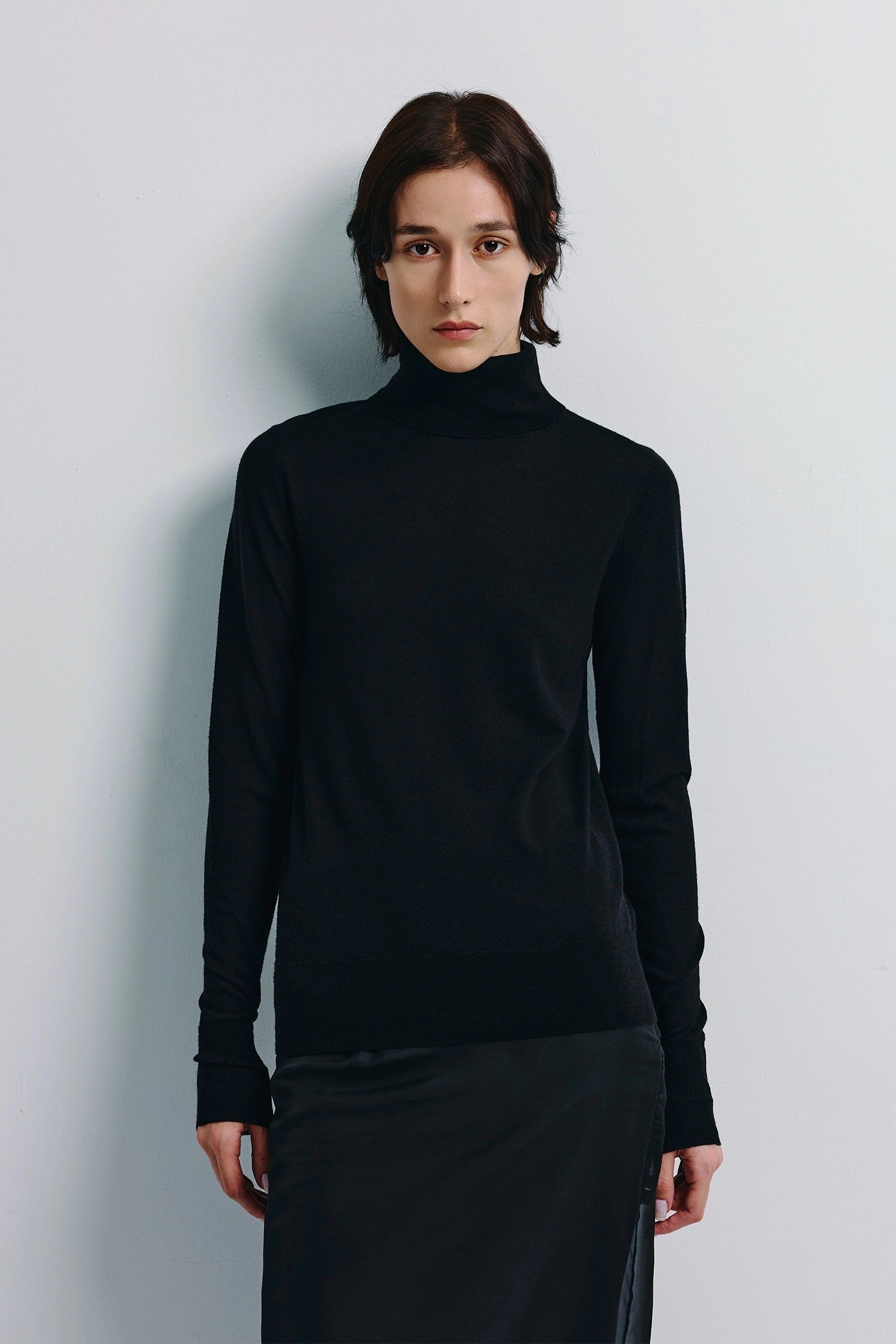 Rue Sophie Roanne Turtleneck Sweater - Black, photo 4 of 6
