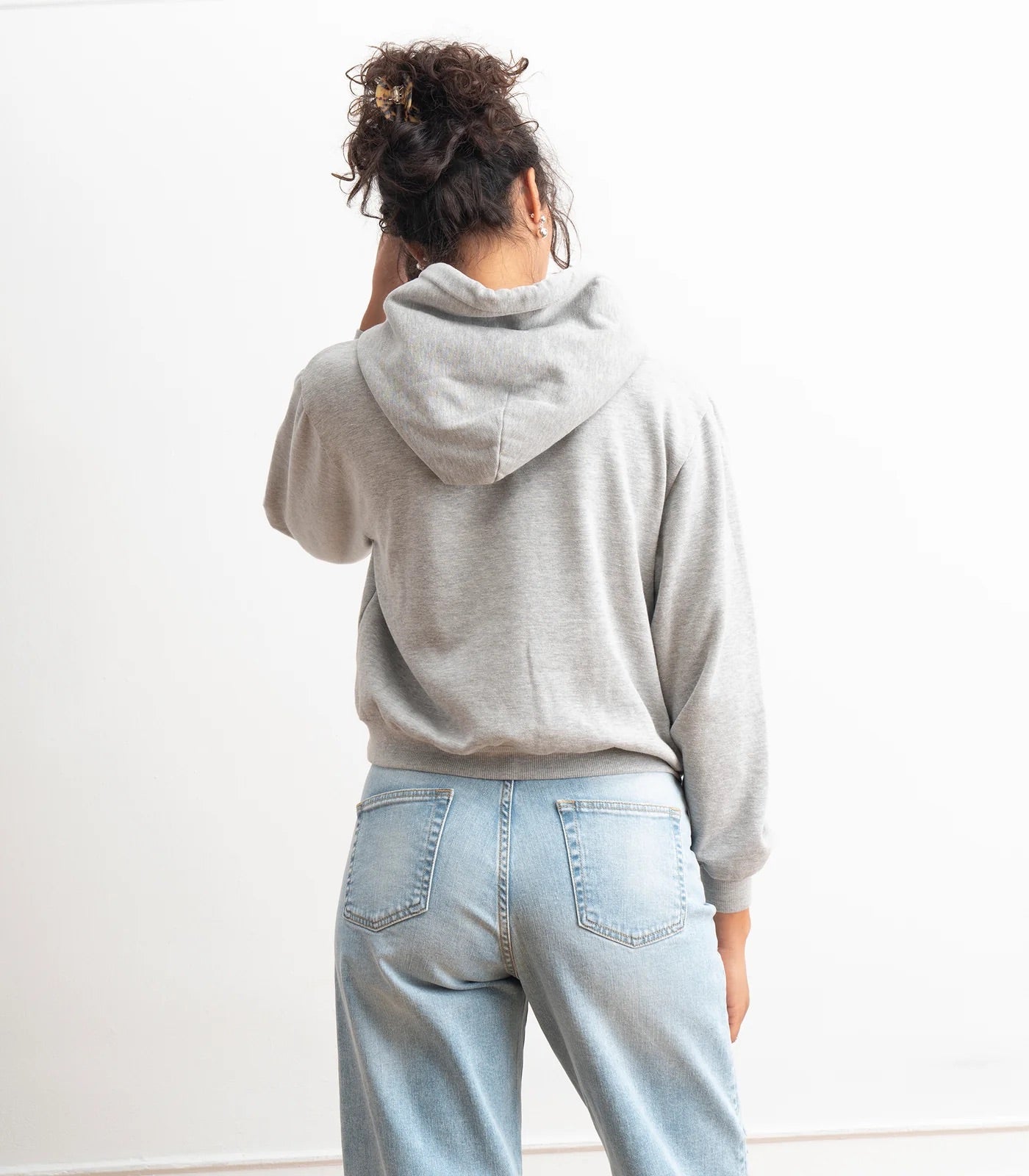Loup Gemma Hooded Sweatshirt - Heather Grey, photo 2 of 8
