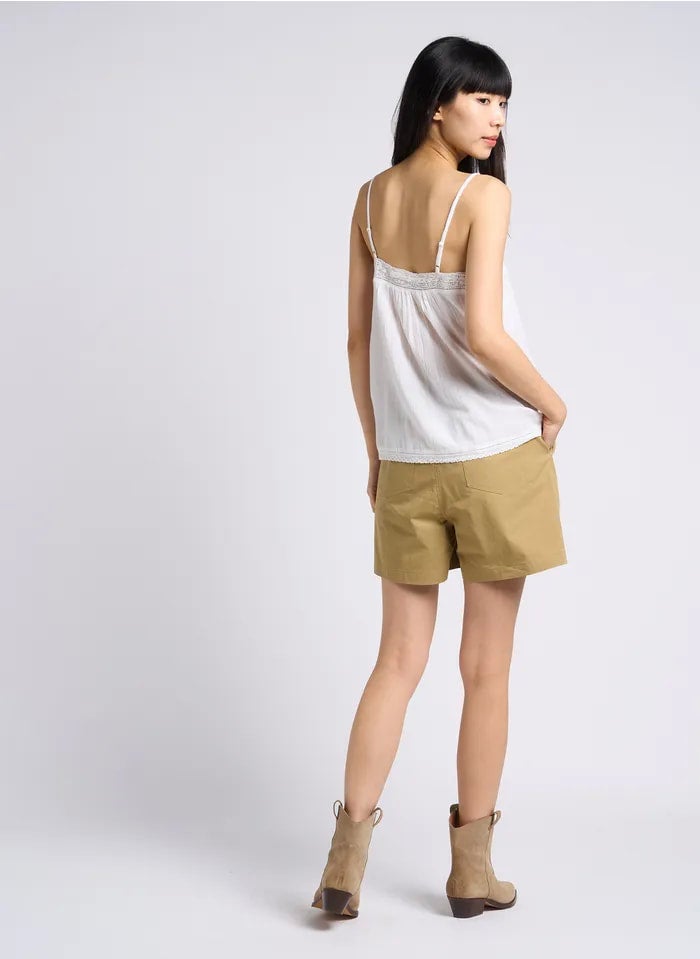 The Korner Pleated Short - Khaki, photo 3 of 5