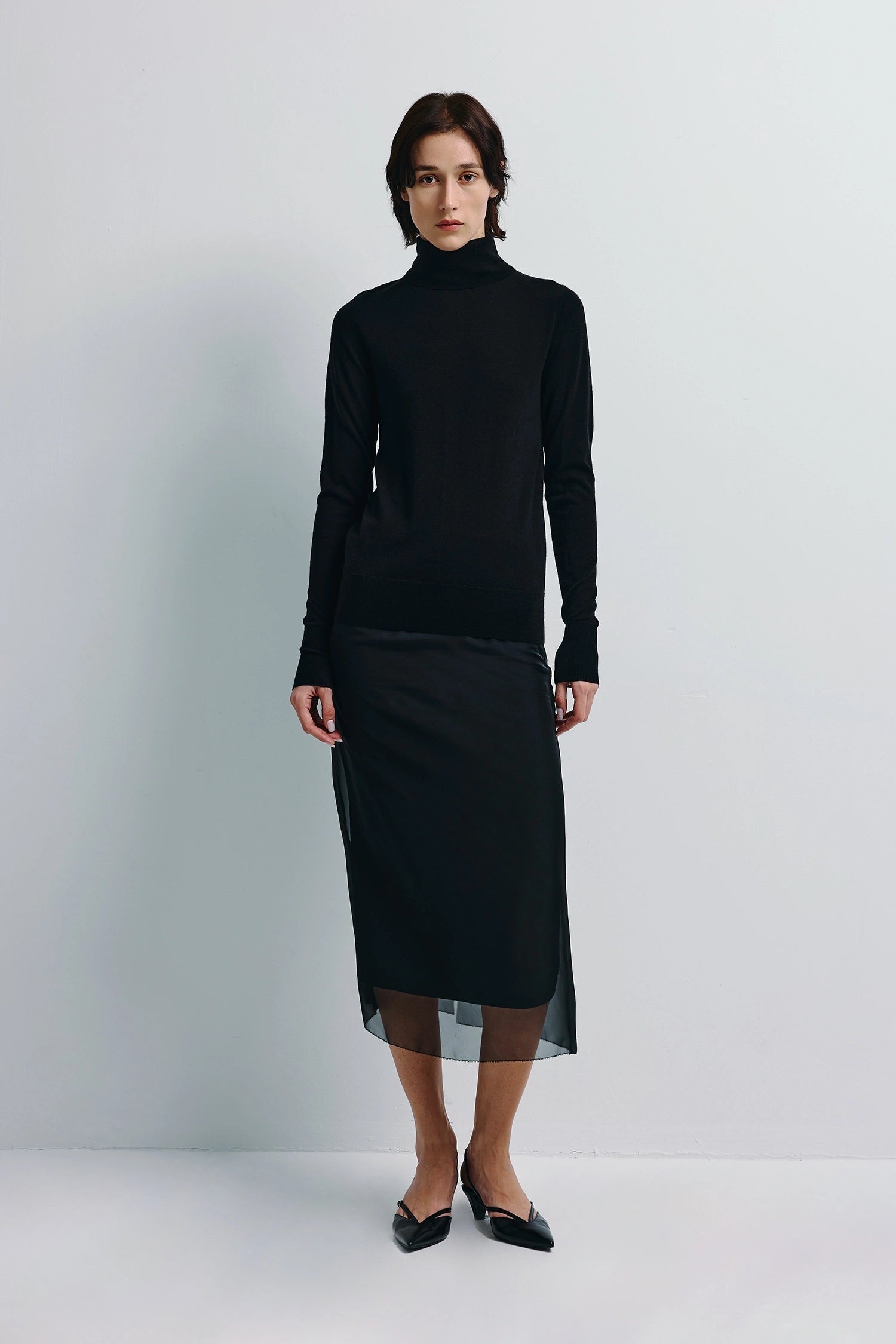 Rue Sophie Roanne Turtleneck Sweater - Black, photo 1 of 6
