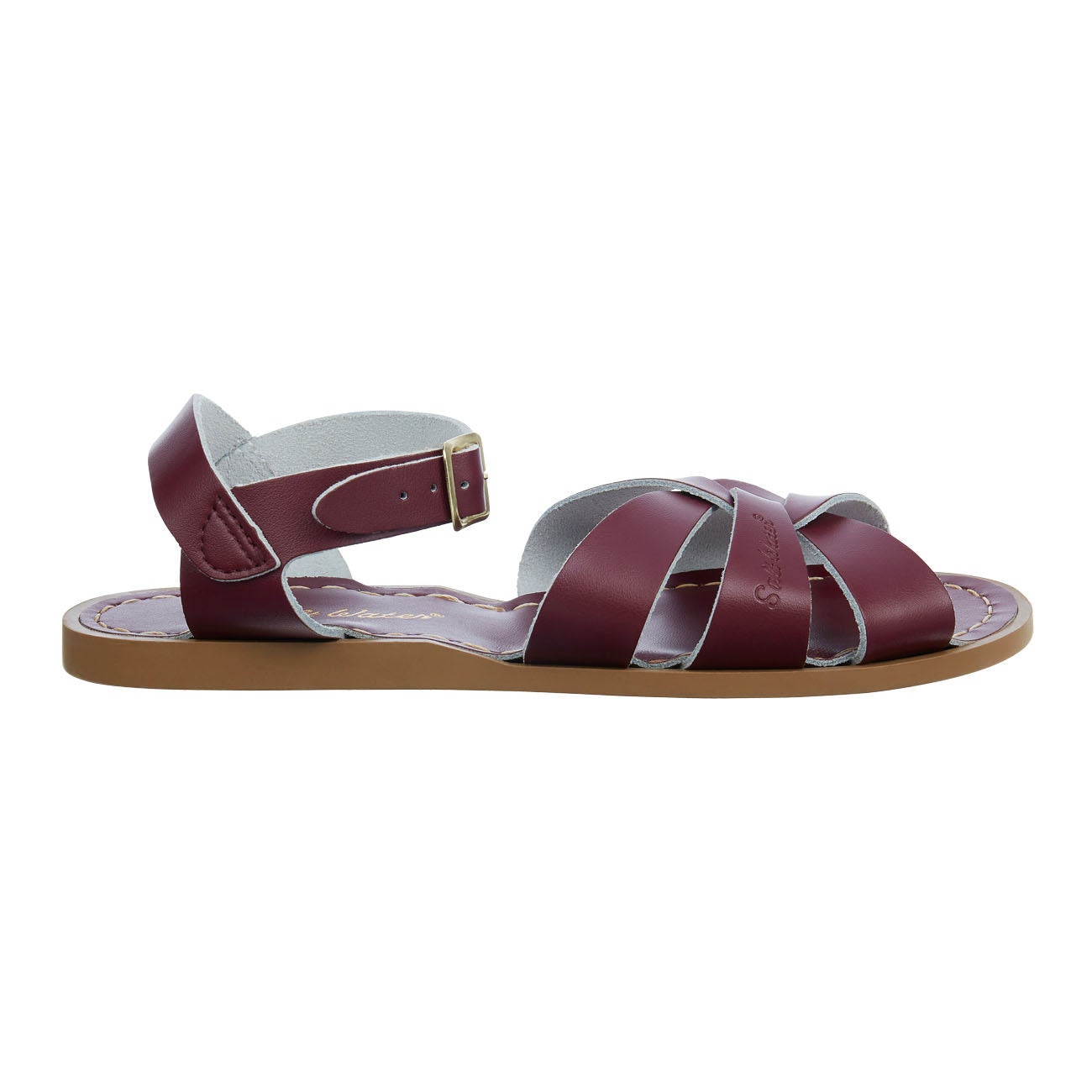 Saltwater Original Adult Sandals - Claret, photo 3 of 4