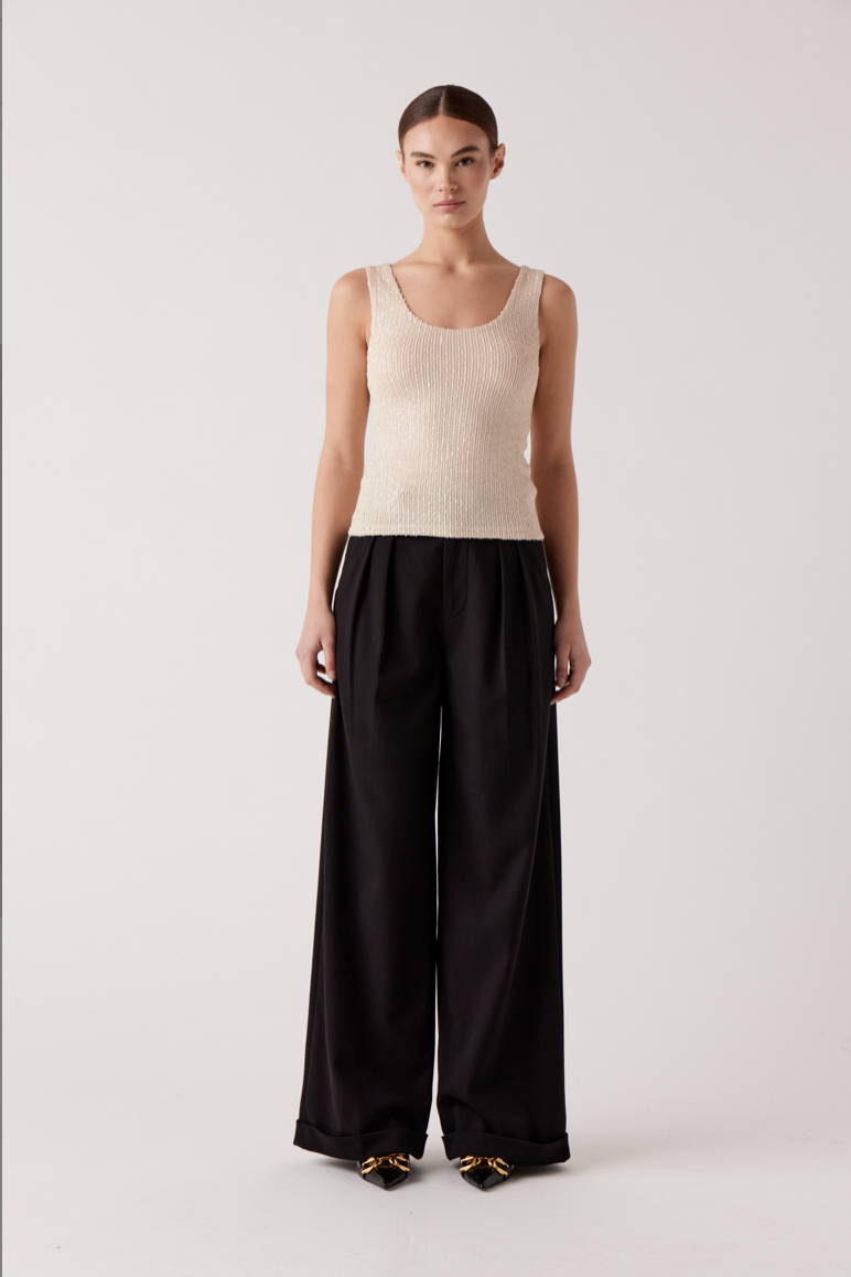 Rue Sophie Freya Wide Leg Trouser - Black, photo 1 of 3