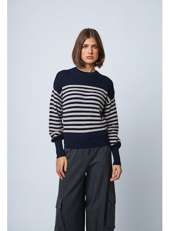 LINE Madeline Stripe Sweater - French Stripe, photo 2 of 2
