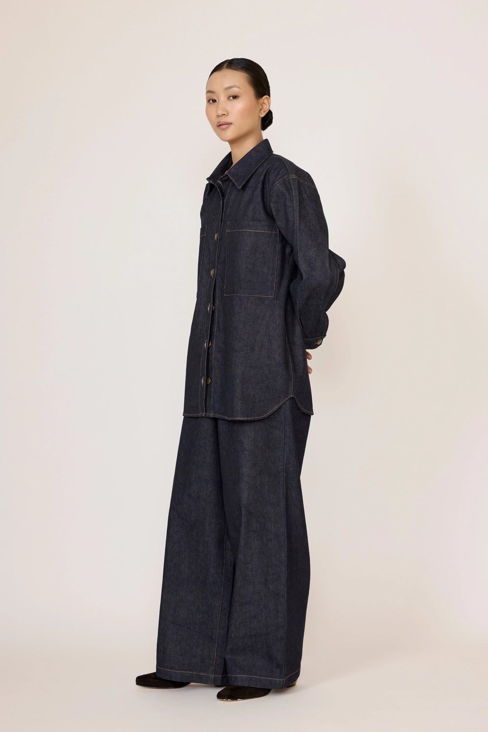Laude Boyfriend Shirt - Dark Indigo, photo 5 of 5