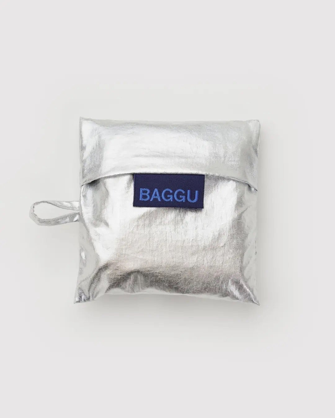 BAGGU Baby Baggu Reusable Shopping Tote - Chrome Metallic, photo 2 of 3