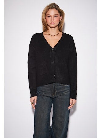 John & Jenn Braxton Cardigan - Caviar Black