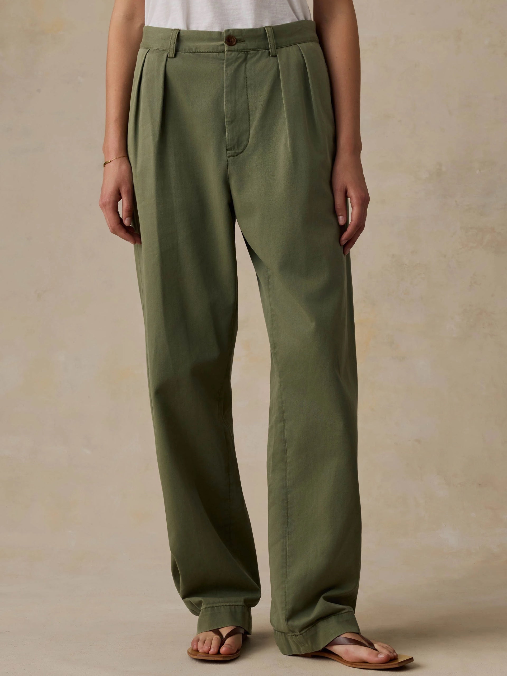 Faherty Seafarer Chino Pant - Clover Green, photo 1 of 6