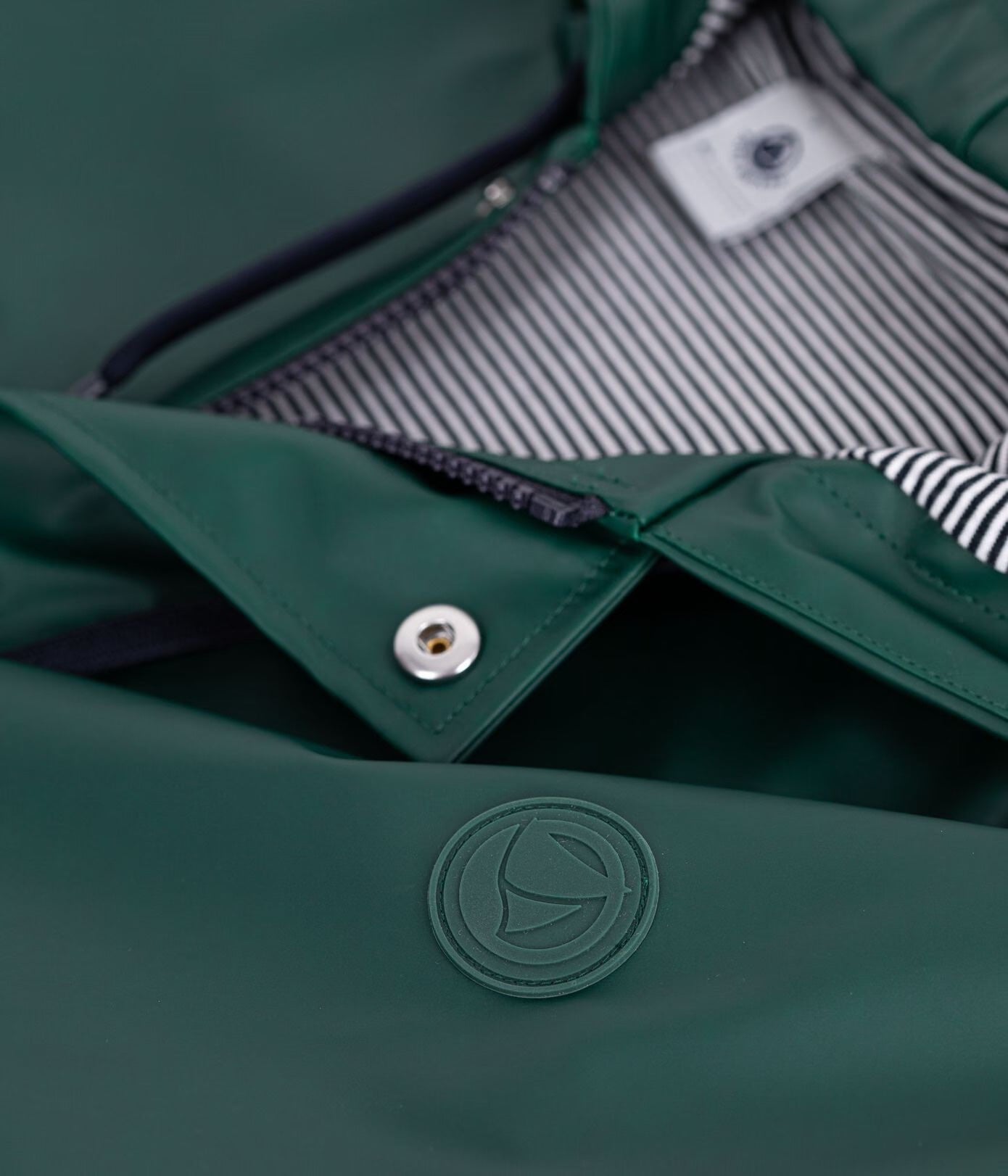 Petit Bateau Iconic Raincoat - Tree Green, photo 6 of 6
