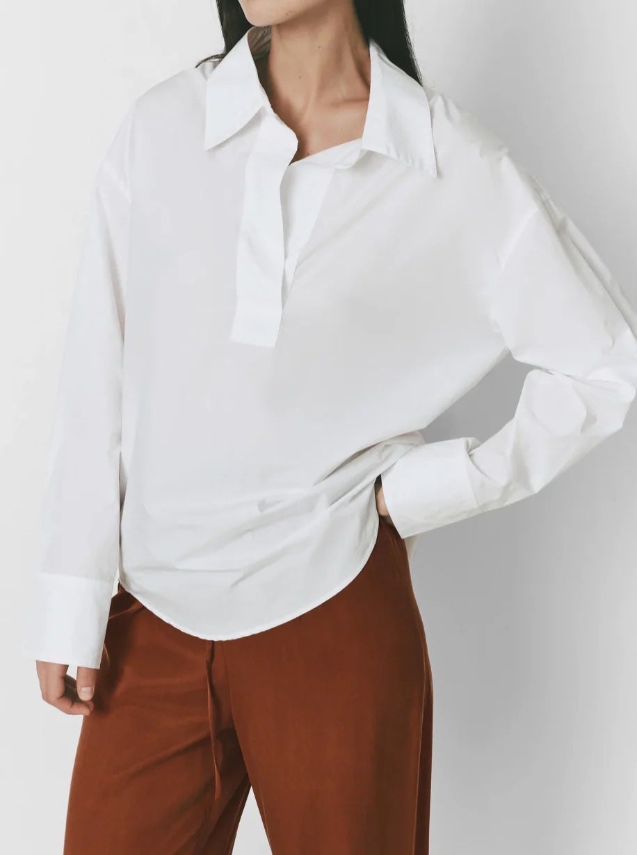 Rue Sophie Brooke Tunic Shirt - White, photo 3 of 6