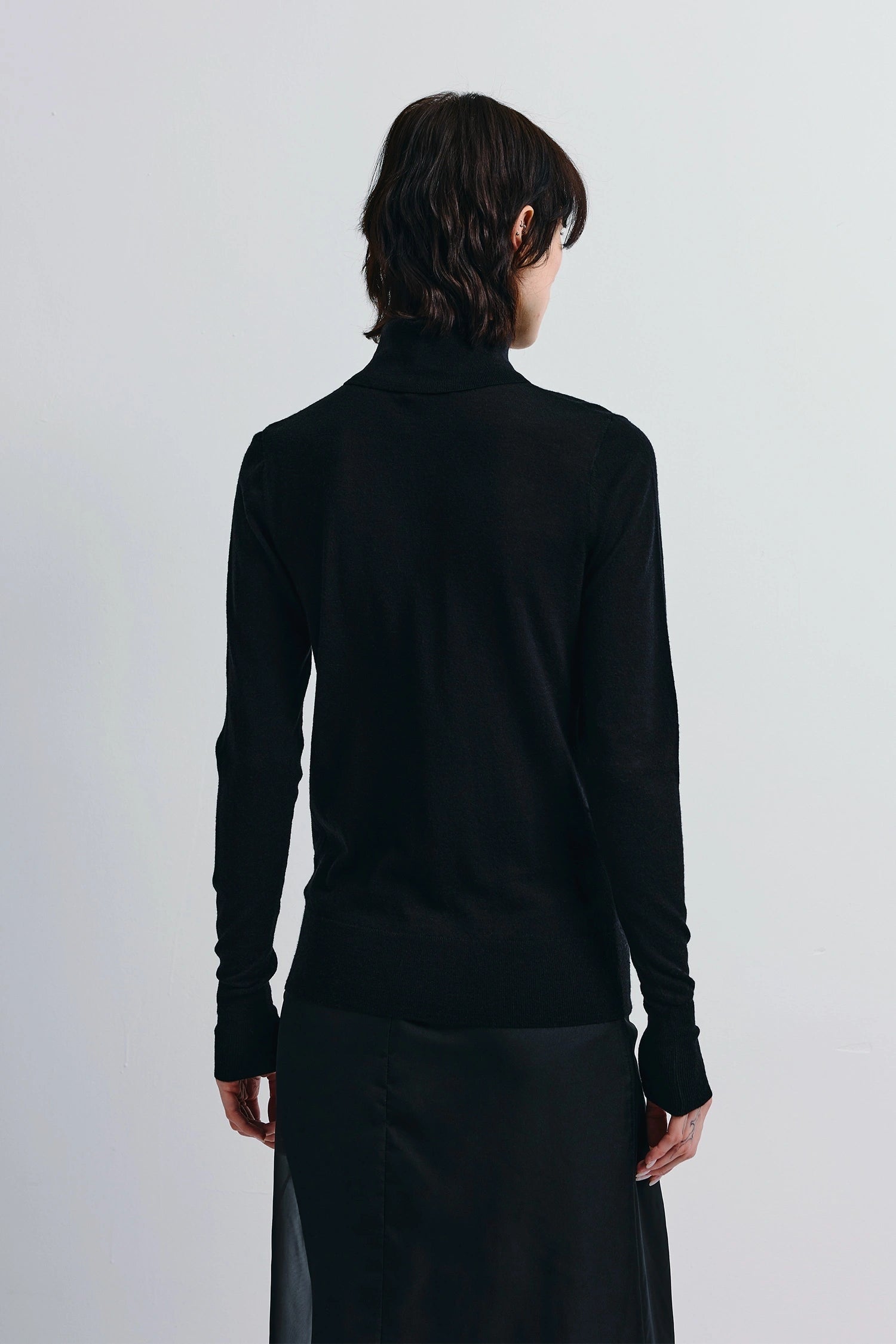 Rue Sophie Roanne Turtleneck Sweater - Black, photo 6 of 6