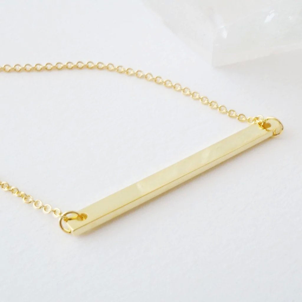 Honeycat Classic Bar Necklace, photo 2 of 3