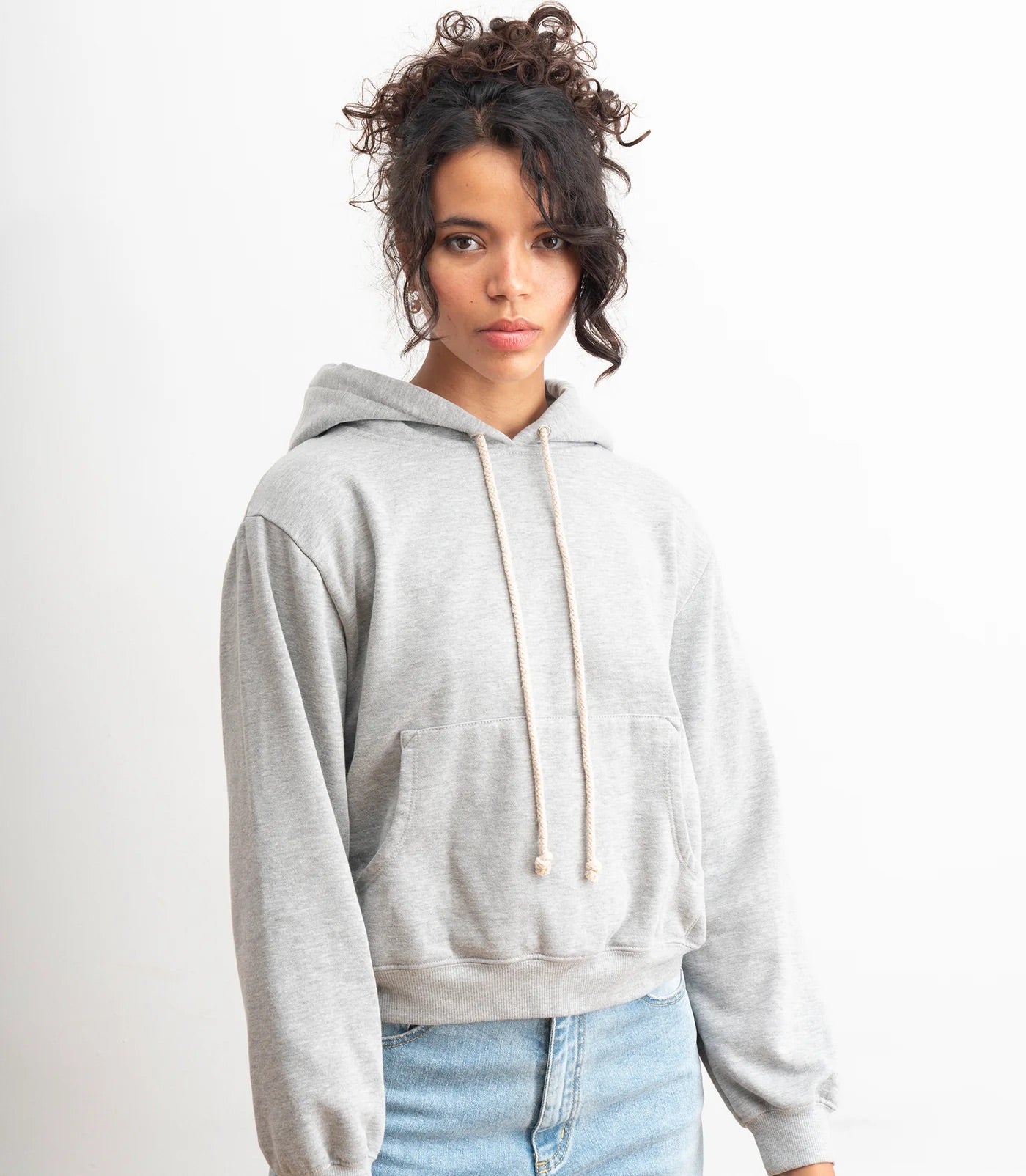 Loup Gemma Hooded Sweatshirt - Heather Grey, photo 4 of 8