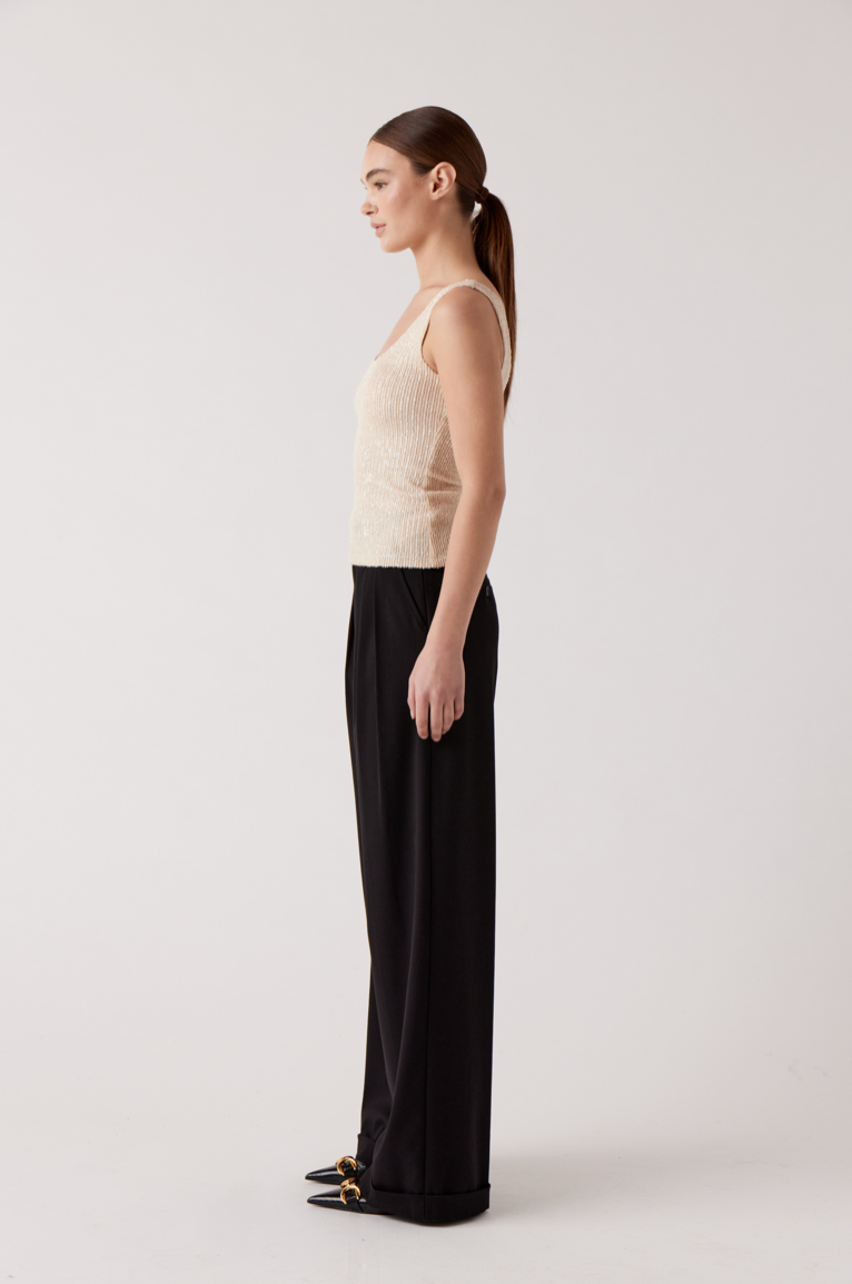 Rue Sophie Freya Wide Leg Trouser - Black, photo 3 of 3