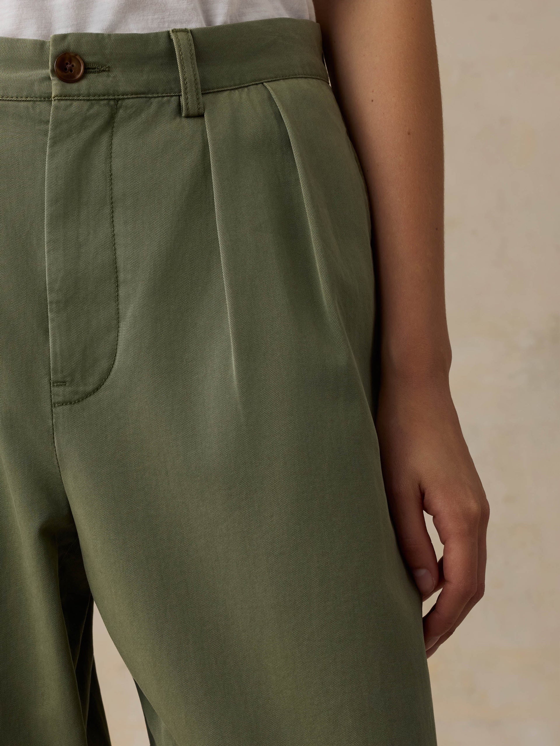 Faherty Seafarer Chino Pant - Clover Green, photo 3 of 6