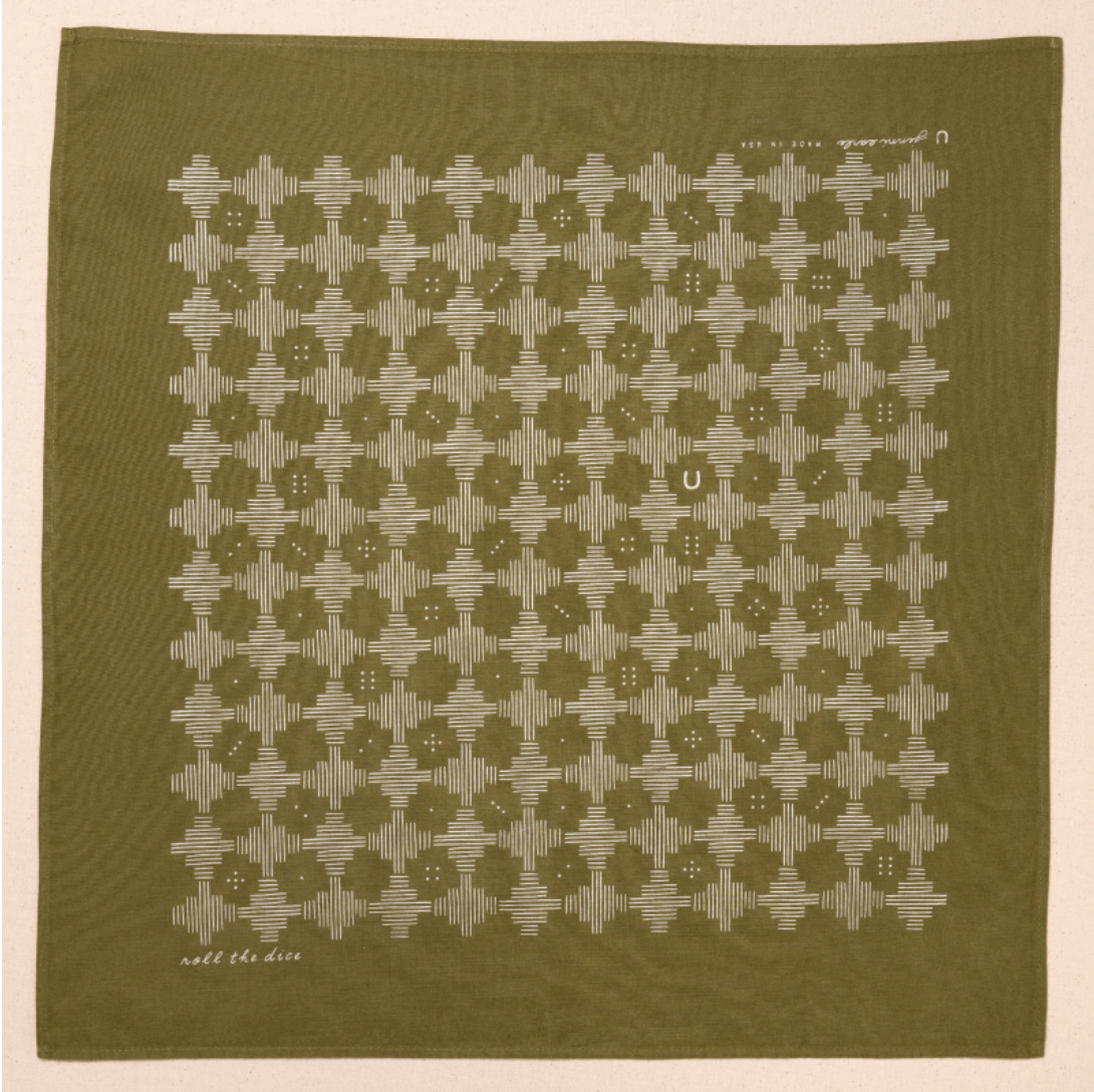Jenni Earle Talisman Heritage Bandana - Roll The Dice, photo 1 of 3