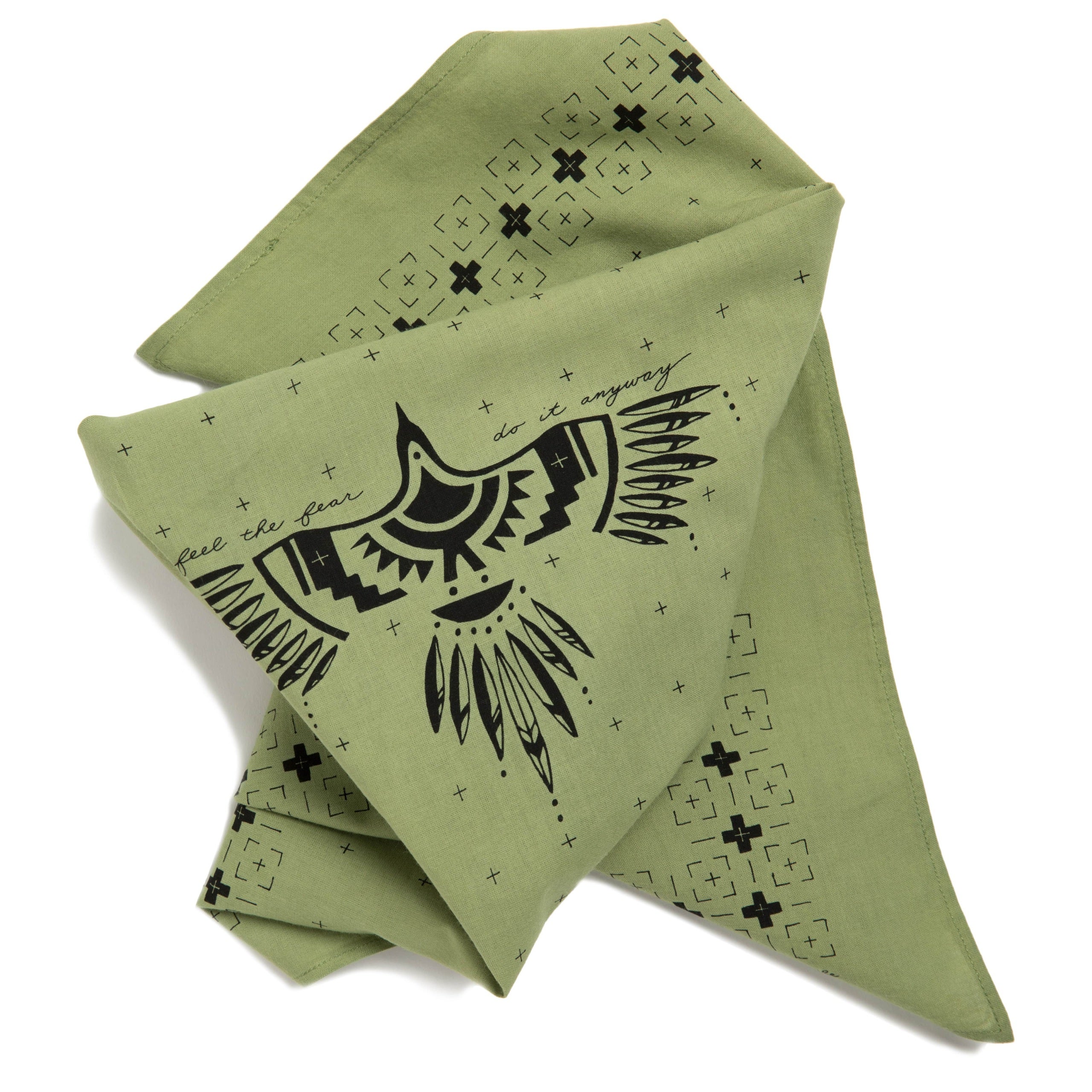 Jenni Earle Talisman Heritage Bandana - Feel The Fear, photo 2 of 3