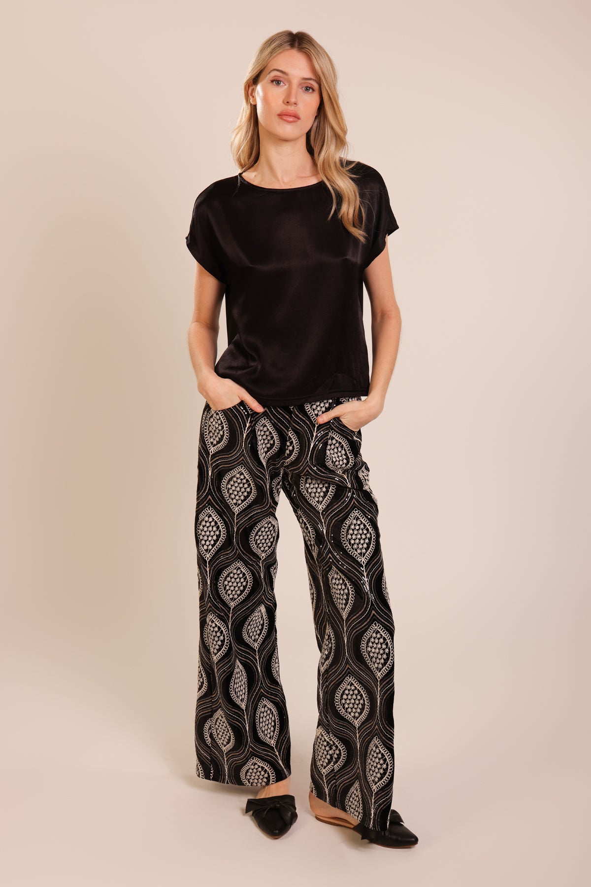 Traffic People Grace Top - Black, photo 1 of 3